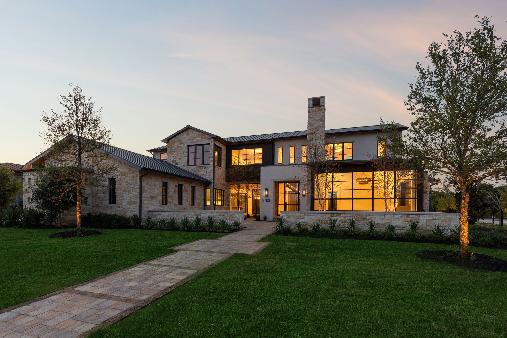 2600 Magnolia Circle — Twilight Exterior 4